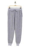 Bella+canvas Faux Suede Joggers In Athletic Heather