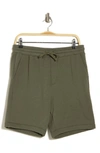 Bella+canvas Drawstring Sweat Shorts In Military Green