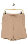 Bella+canvas Drawstring Sweat Shorts In Tan