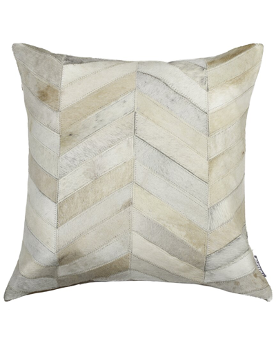 Natural Group Torino Chevron Pillow In Neutral