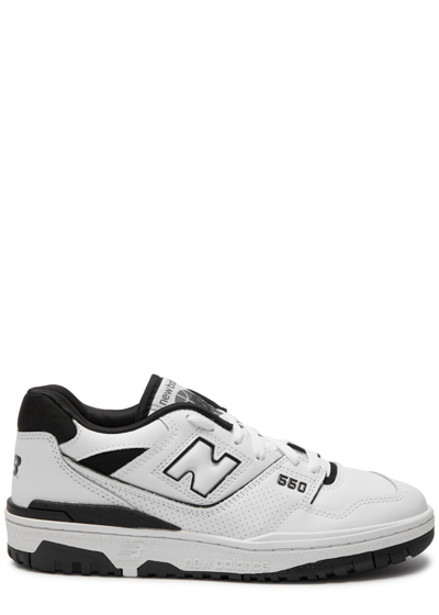 New Balance 550 Panelled Leather Sneakers In White