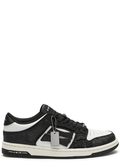 Amiri Black And White Leather Sneakers