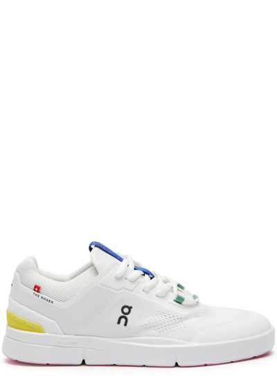 On Running The Roger Spin Mesh Trainers In White