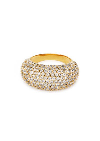 Daphine Christy Embellished 18kt Gold-plated Ring