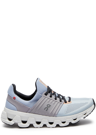 On Running Cloudswift 3 Ad Panelled Mesh Trainers In Light Blue
