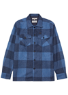 NUDIE JEANS VINCENT CHECKED WOOL-BLEND OVERSHIRT