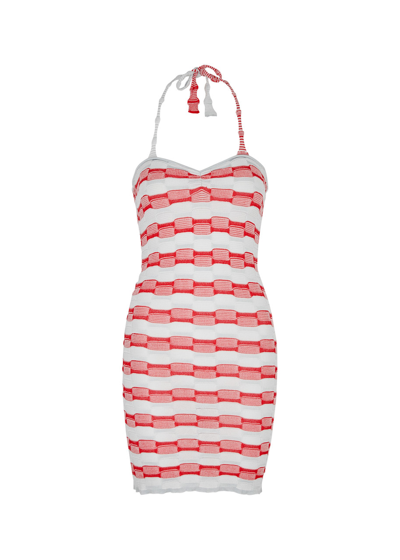 GIMAGUAS ÉTÉ STRIPED KNITTED MINI DRESS