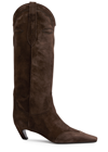 KHAITE DALLAS 50 SUEDE KNEE-HIGH BOOTS