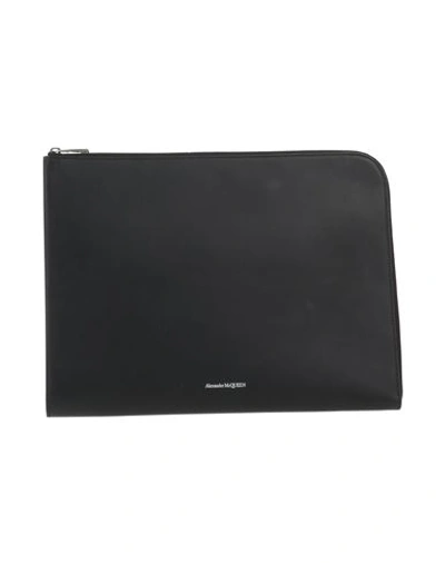 Alexander Mcqueen Man Handbag Black Size - Soft Leather