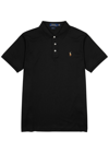 Polo Ralph Lauren Men's Slim Fit Short Sleeve Polo Shirt In Black
