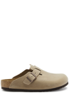 Birkenstock Boston Oiled Nubuck Leather Unisex Clogs In Brown