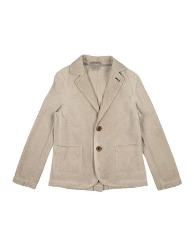 Aletta Babies'  Toddler Boy Blazer Beige Size 6 Cotton, Linen