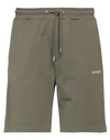 Les Deux Man Shorts & Bermuda Shorts Military Green Size M Cotton