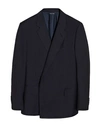 Dunhill Man Blazer Midnight Blue Size 38 Wool, Mohair Wool In Blue