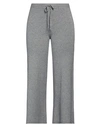 Amelie Rêveur Woman Pants Grey Size M/l Viscose, Polyester, Polyamide