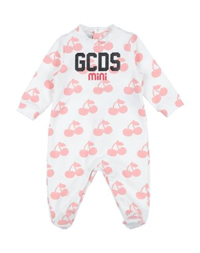 Gcds Mini Newborn Baby Jumpsuits & Overalls Pink Size 3 Cotton, Elastane