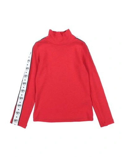 Chiara Ferragni Babies'  Toddler Girl T-shirt Red Size 4 Viscose, Elastane