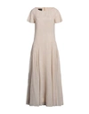 Boutique Moschino Woman Maxi Dress Beige Size 8 Polyester