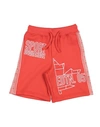 Dsquared2 Babies'  Toddler Shorts & Bermuda Shorts Orange Size 6 Nylon, Cotton