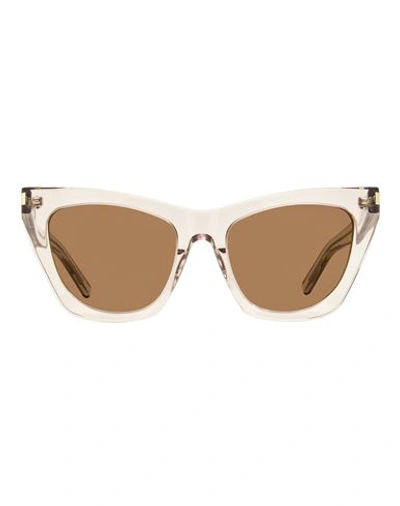 Saint Laurent Cat Eye Sl 214 Kate Sunglasses Woman Sunglasses Multicolored Size 55 Ace In Fantasy