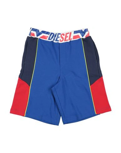 Diesel Toddler Boy Shorts & Bermuda Shorts Blue Size 6 Cotton In Blue