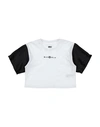 MARNI MARNI TODDLER GIRL T-SHIRT WHITE SIZE 6 COTTON, RAYON