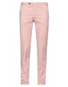 Pt Torino Man Pants Light Pink Size 38 Cotton, Elastane