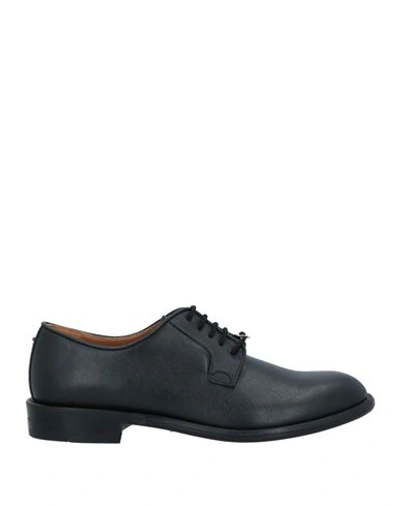 Brimarts Man Lace-up Shoes Black Size 6 Soft Leather