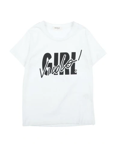 Vicolo Babies'  Toddler Girl T-shirt Cream Size 6 Cotton, Elastane In White