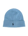 Polo Ralph Lauren Man Hat Light Blue Size Onesize Wool