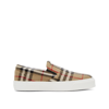 BURBERRY BURBERRY CANVAS SLIP ON SNEAKERS