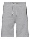Balmain Cotton Bermuda Shorts In Grey