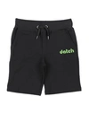 Datch Toddler Boy Shorts & Bermuda Shorts Black Size 6 Cotton, Elastane In Black