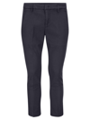 DONDUP DONDUP ALFREDO COTTON SLIM FIT TROUSERS