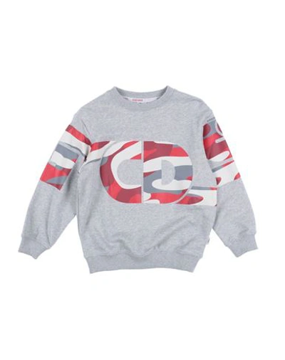 Gcds Mini Babies'  Toddler Boy Sweatshirt Grey Size 6 Cotton, Elastane