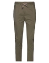 Grey Daniele Alessandrini Man Pants Military Green Size 30 Cotton, Elastane, Polyester