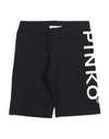 Pinko Up Toddler Girl Shorts & Bermuda Shorts Black Size 3 Cotton, Elastane In Black