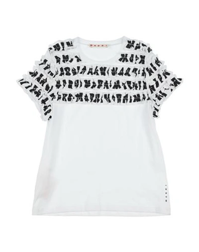Marni Babies'  Toddler Girl T-shirt White Size 6 Cotton