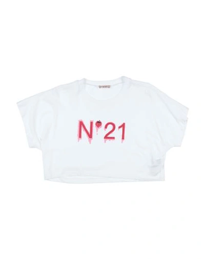 N°21 Babies' Toddler Girl T-shirt White Size 6 Cotton