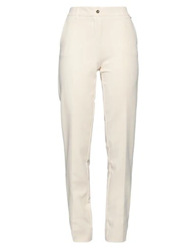 Rebel Queen Woman Pants Ivory Size 8 Polyester, Elastane In White