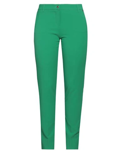 Rebel Queen Woman Pants Light Green Size 12 Polyester, Elastane