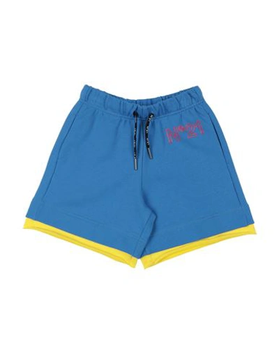 N°21 Babies' Toddler Boy Shorts & Bermuda Shorts Bright Blue Size 6 Cotton