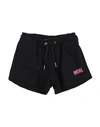 DIESEL DIESEL TODDLER GIRL SHORTS & BERMUDA SHORTS BLACK SIZE 6 COTTON