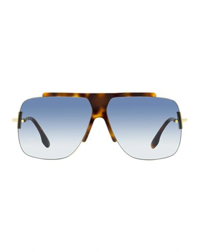 Victoria Beckham Navigator Vb627s Sunglasses Woman Sunglasses Brown Size 64 Metal,