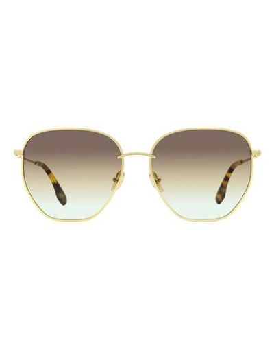 Victoria Beckham Tea Cup Vb219s Sunglasses Woman Sunglasses Brown Size 60 Metal, Ac
