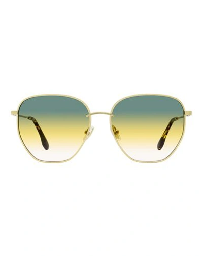 Victoria Beckham Tea Cup Vb219s Sunglasses Woman Sunglasses Gold Size 60 Metal, Ace