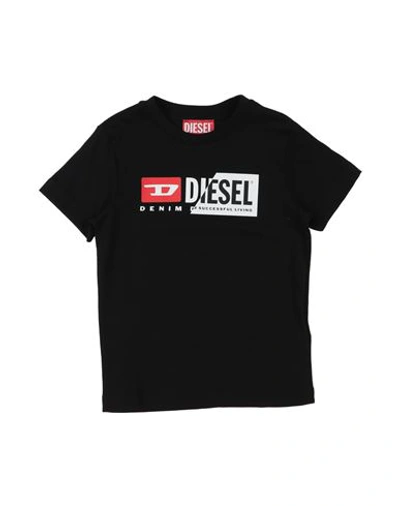 Diesel Babies'  Toddler T-shirt Black Size 6 Cotton