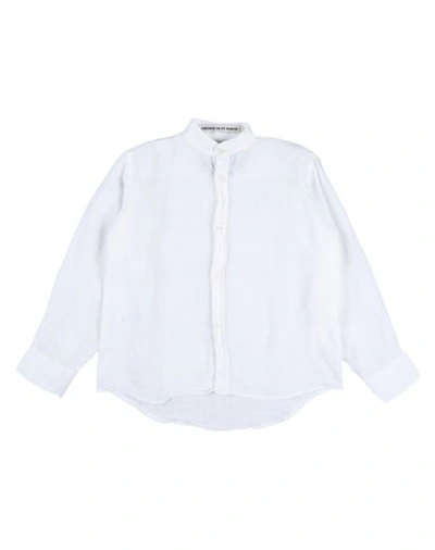 Mc2 Saint Barth Babies'  Toddler Boy Shirt White Size 6 Linen