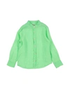 Mc2 Saint Barth Babies'  Toddler Boy Shirt Light Green Size 6 Linen