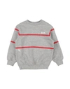 Gcds Mini Babies'  Toddler Sweatshirt Light Grey Size 6 Cotton, Elastane